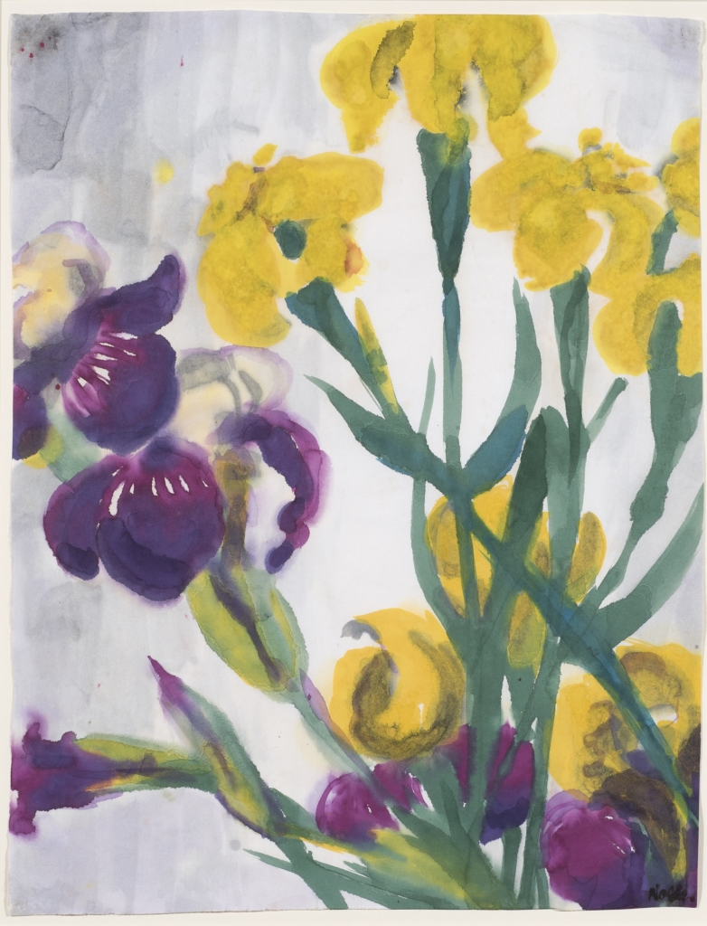 Emil Nolde - Gelbe und blaue Iris - Hi Res - Dickinson